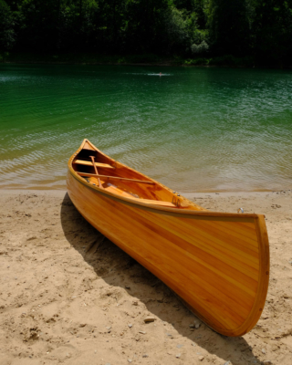 Wooden Canoe by Fabian Ewert